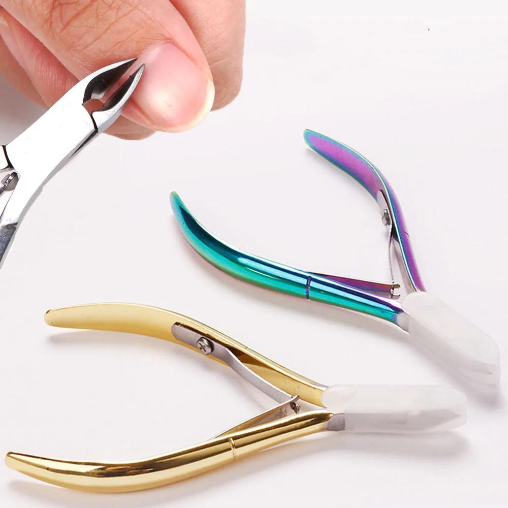 Coupe-cuticules professionnel, ciseaux de manucure, poussoir de pédicure, dissolvant de peau morte, 