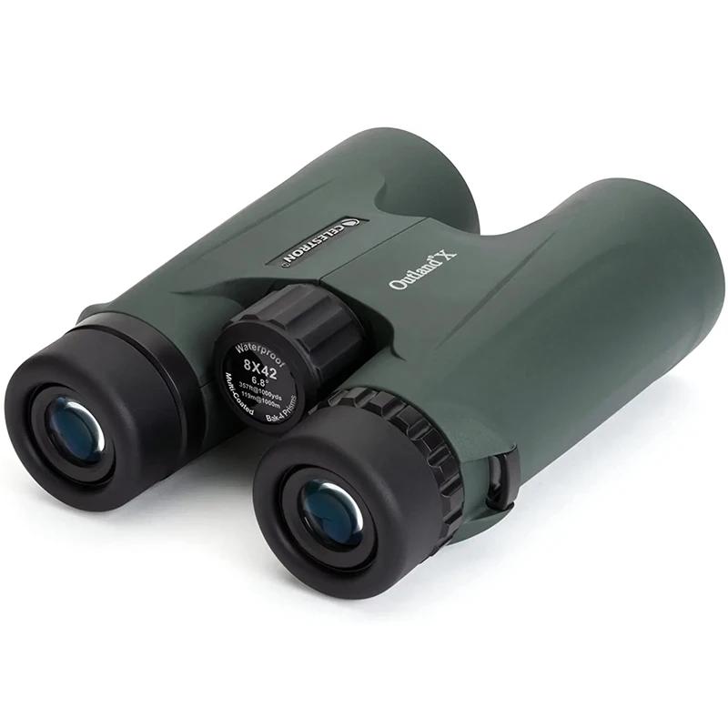 Celestron Outland X 8x42 10X42 jumelles vertes jumelles étanches et antibuée pour adultes optique mu