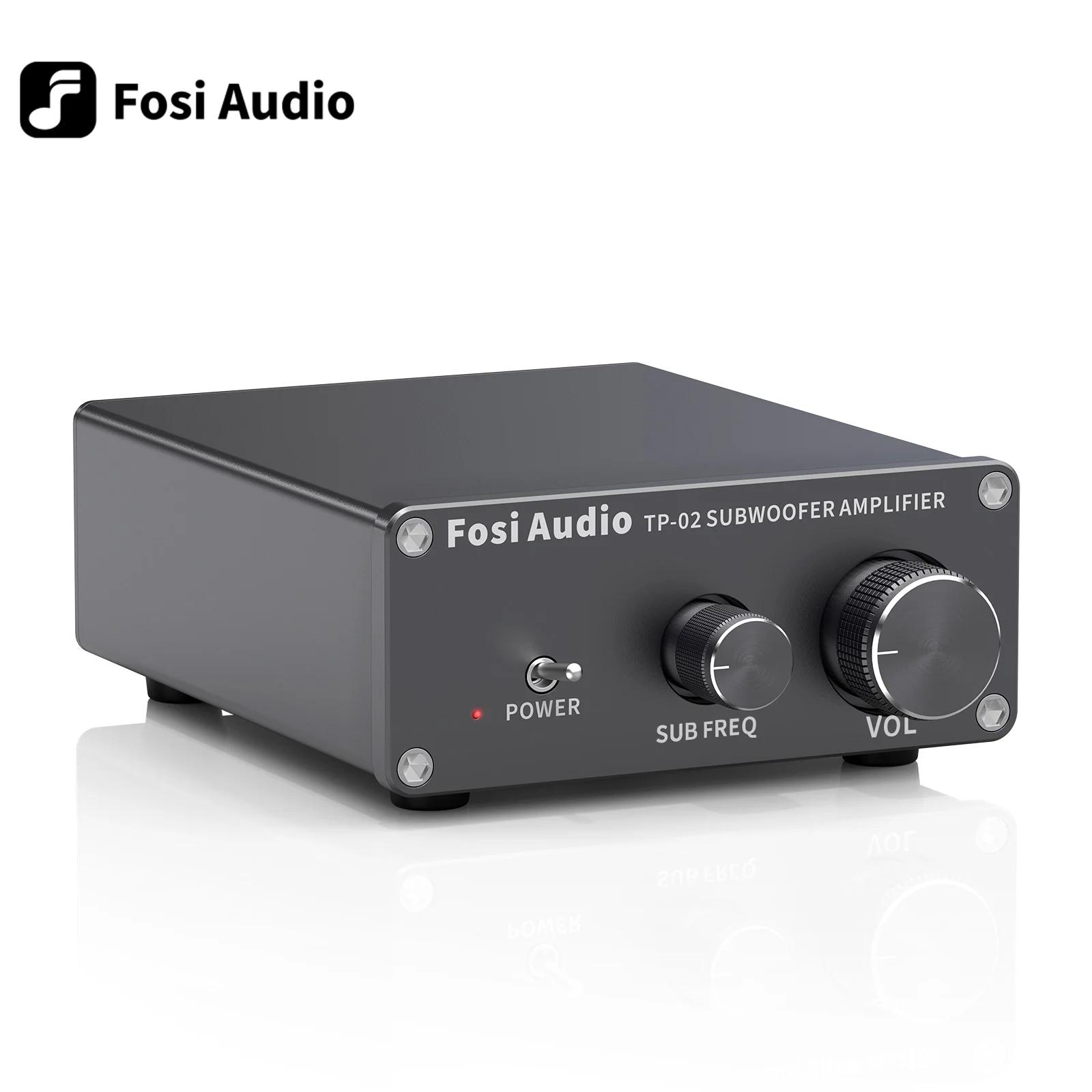 Fosi Audio TP-02 amplificateur de caisson de basses puce d'amplificateur HIFI TDA7498E Mini amplific
