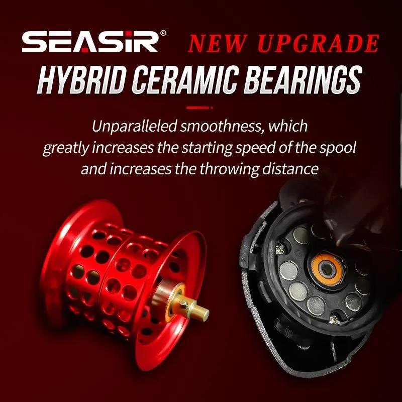 Seasir-Moulinet de pêche Baitcasting Mansory, carbone ultraléger, rapport HS 11 + 1 146: 1, roulemen
