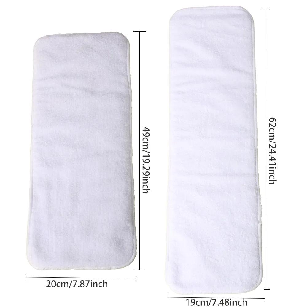 Couche-culotte en microfibre lavable à quatre couches, réutilisable, pour adulte, Durable et respira