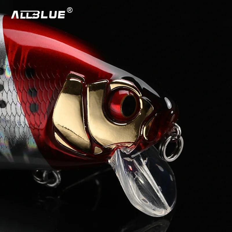 ALLBLUE Joint leurre de pêche 115MM 28.5G flottant Swimbait sans lèvres manivelle Wobbler vairon art
