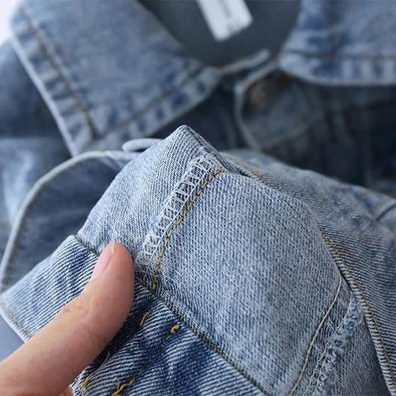Nouvelle veste en jean à motif marguerite de dessin animé pour filles de 2 à 7 ans, manteau décontra