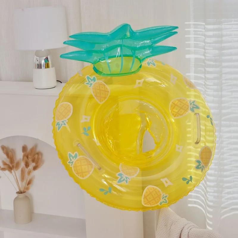 Rooxin flamant cercle de natation bébé infantile flotteur piscine anneau de natation avec parasol si
