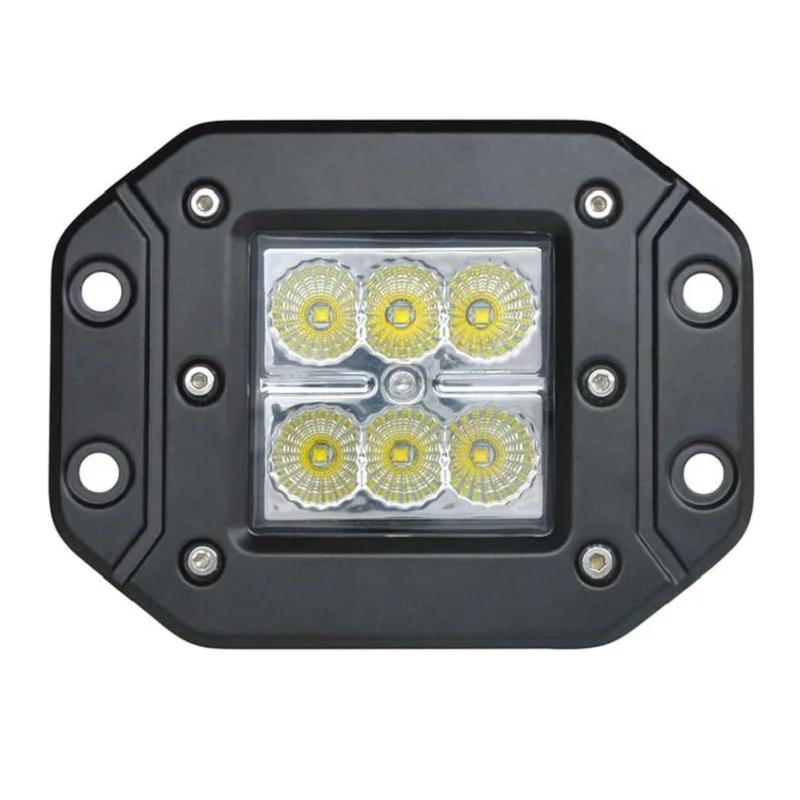 2 pièces 18W encastré lumière LED dosettes amélioré Spot inondation Combo faisceau LED lampe de trav