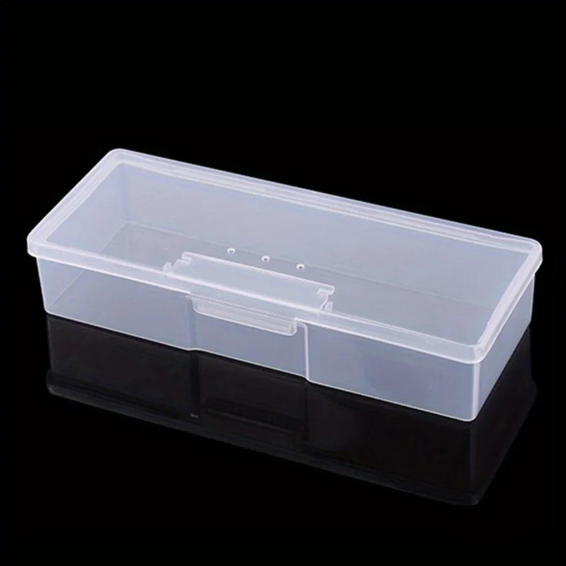 Boîte de rangement pour Nail Art, organisateur d'accessoires pour ongles, conteneur en plastique cub