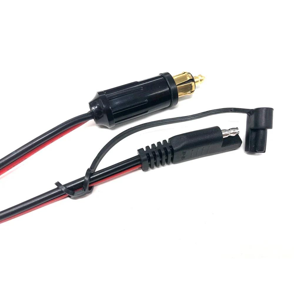 Connecteur adaptateur DIN Hella Powerlet vers SAE, pour moto BMW, avec barrage de polarité SAE, 14AW