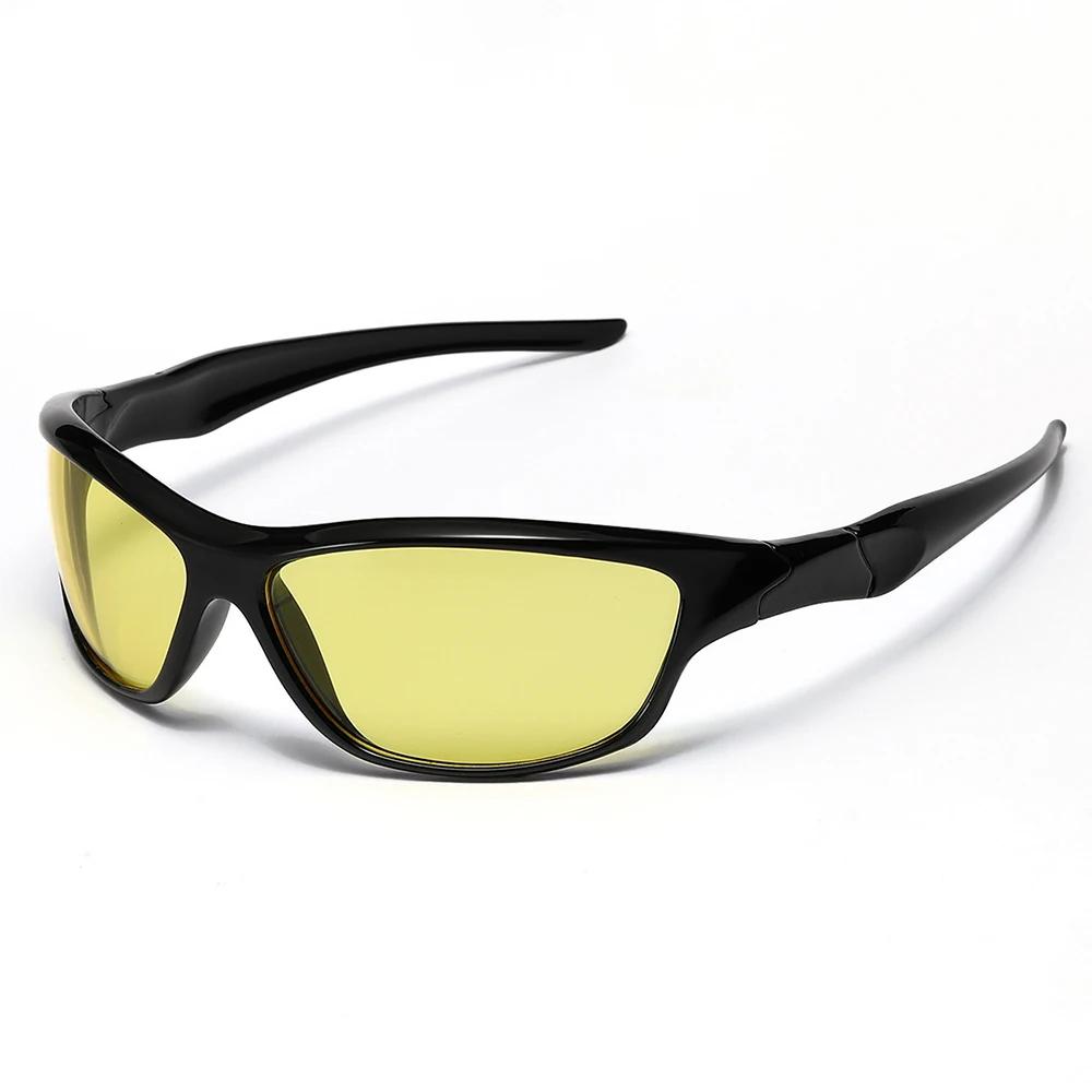 Lunettes de soleil argentées Y2K pour hommes et femmes, lunettes de soleil de sport de cyclisme en p