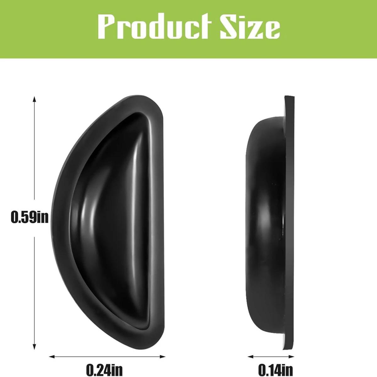 5/10 paires de plaquettes nasales antidérapantes Super collantes pour lunettes, en Silicone souple, 