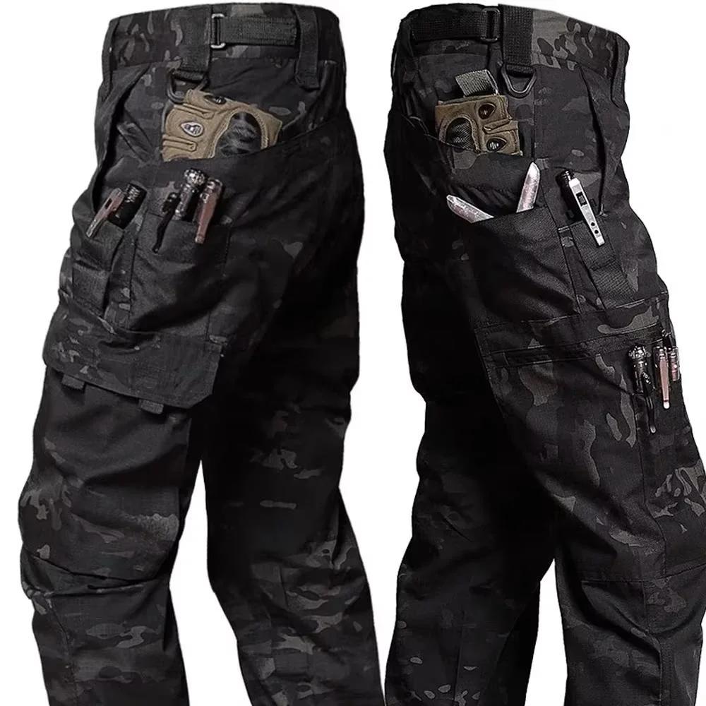 Pantalons tactiques pour hommes, pantalons imperméables, pantalons de sport décontractés pour hommes