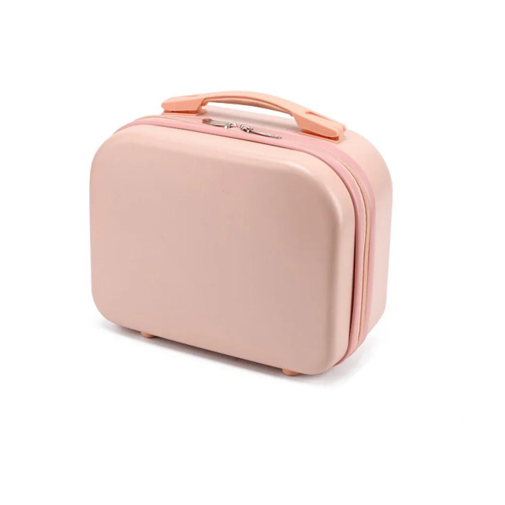 Sac à cosmétiques de 14 pouces, petite valise de voyage pour femmes, bagage à compression, taille: 3