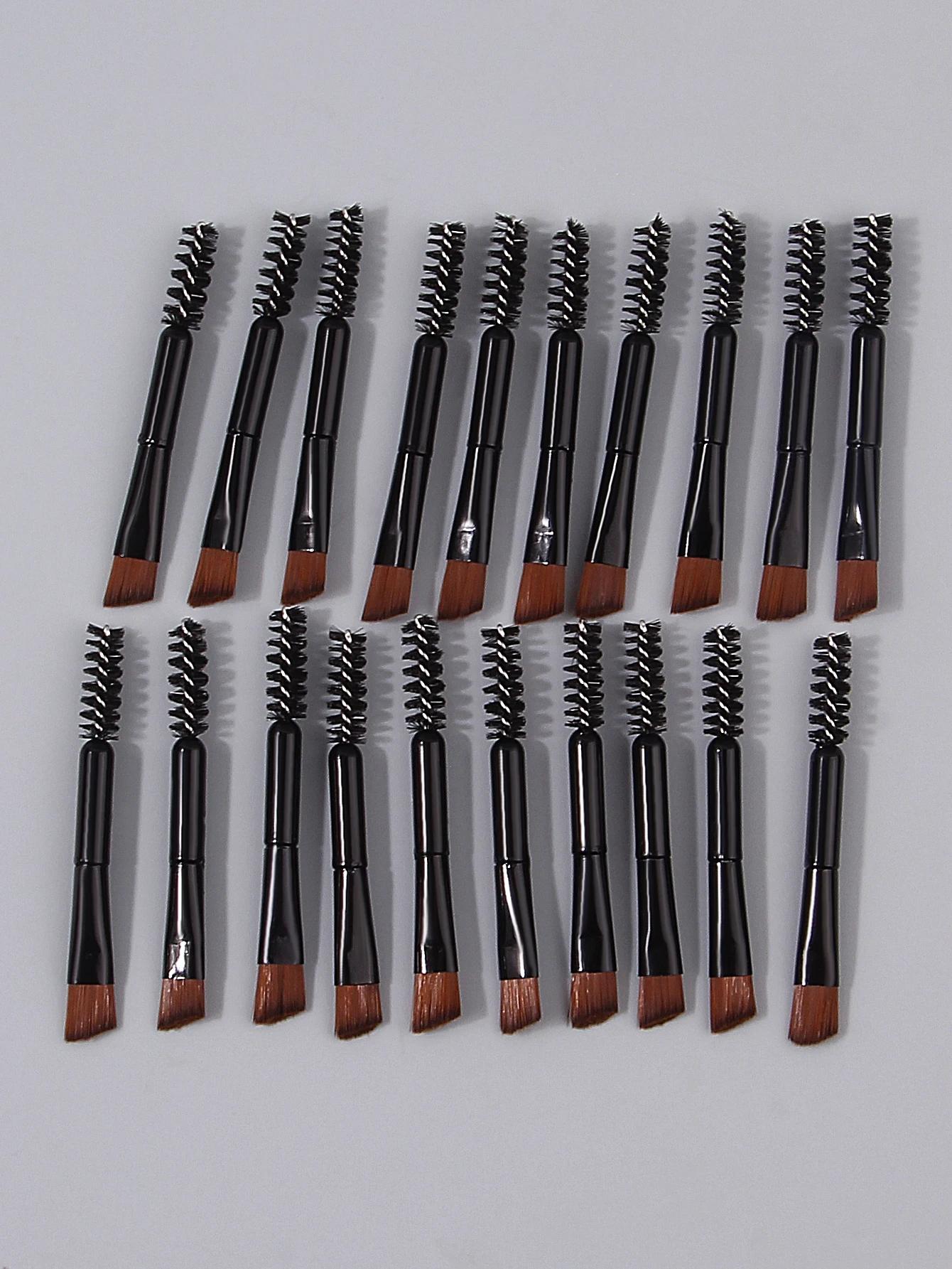 Mini brosse de maquillage multifonctionnelle pour les yeux, brosse à cils à double tête, brosse pour