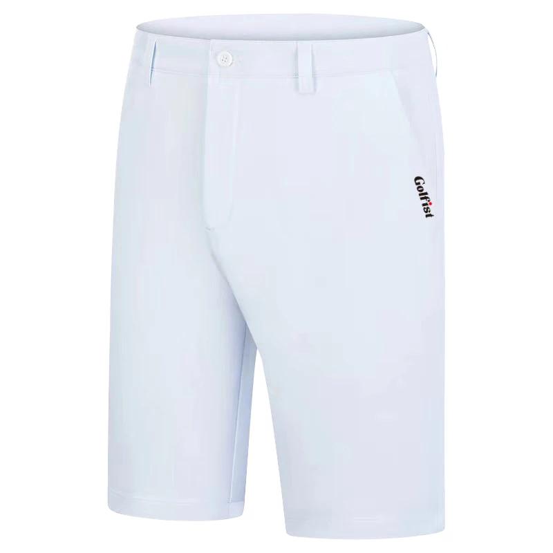 Short de golf homme été confortable respirant - Pantalon décontracté coton vêtement sportif