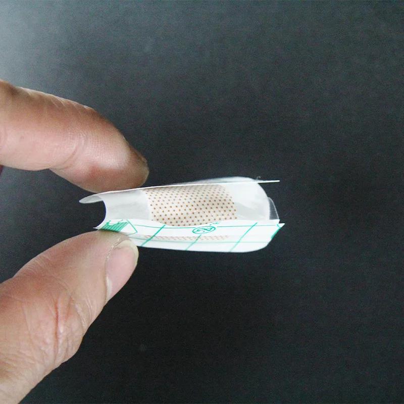 100/200 pièces autocollant de plaie adhésif imperméable pansement ruban de Fixation pansement trouss