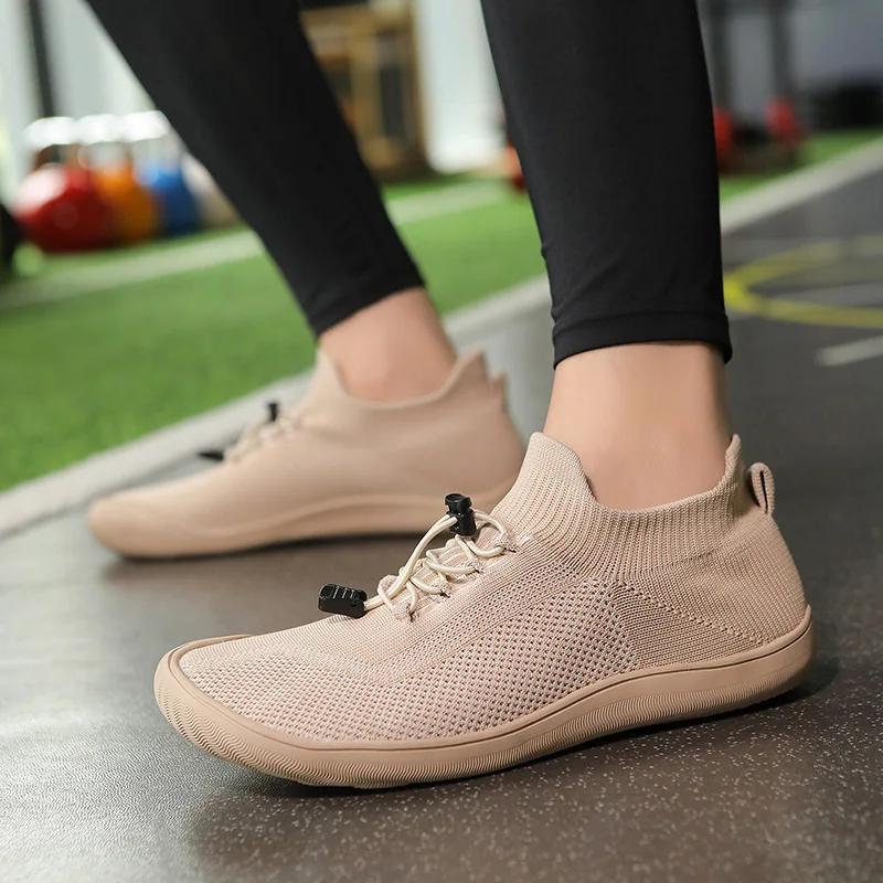 Hommes pieds nus chaussures large orteil boîte femmes pieds nus baskets randonnée marche baskets sal