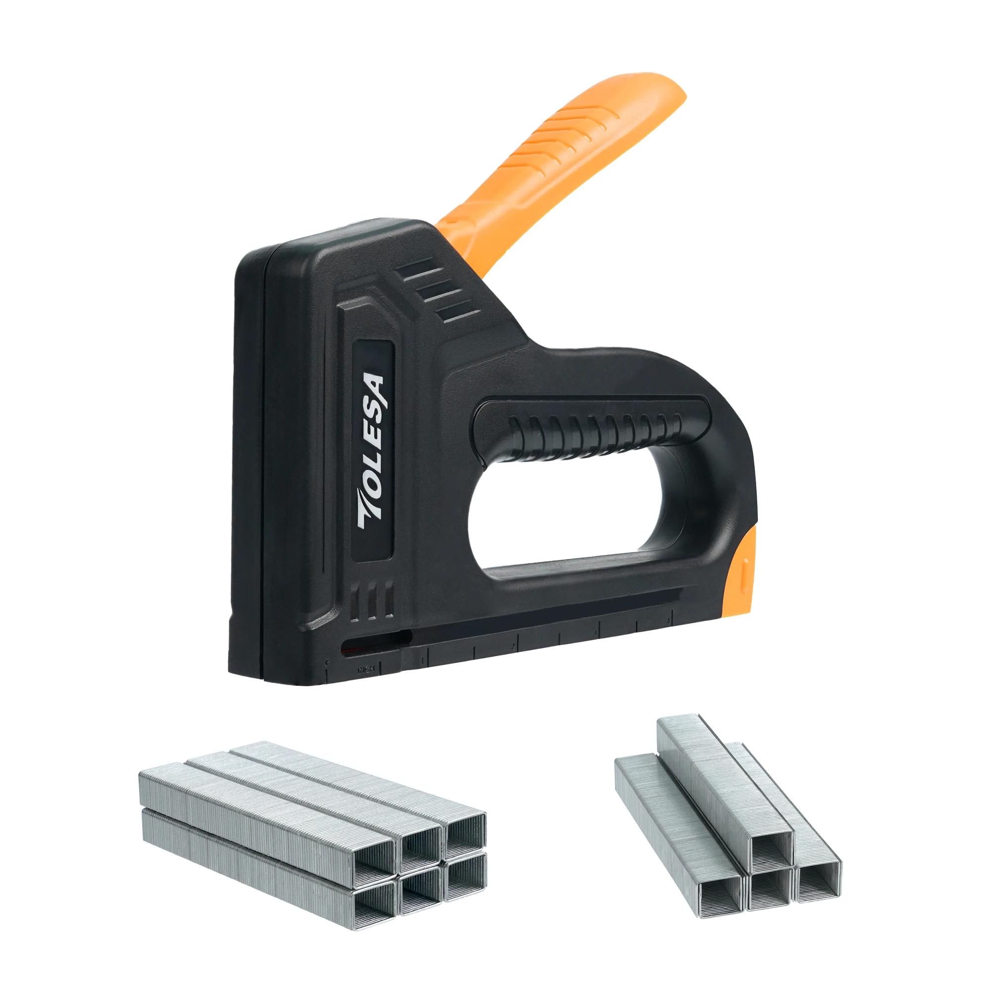 TOLESA agrafes pour bois léger usage domestique agrafeuses manuelles pistolet à ongles pour rembourr