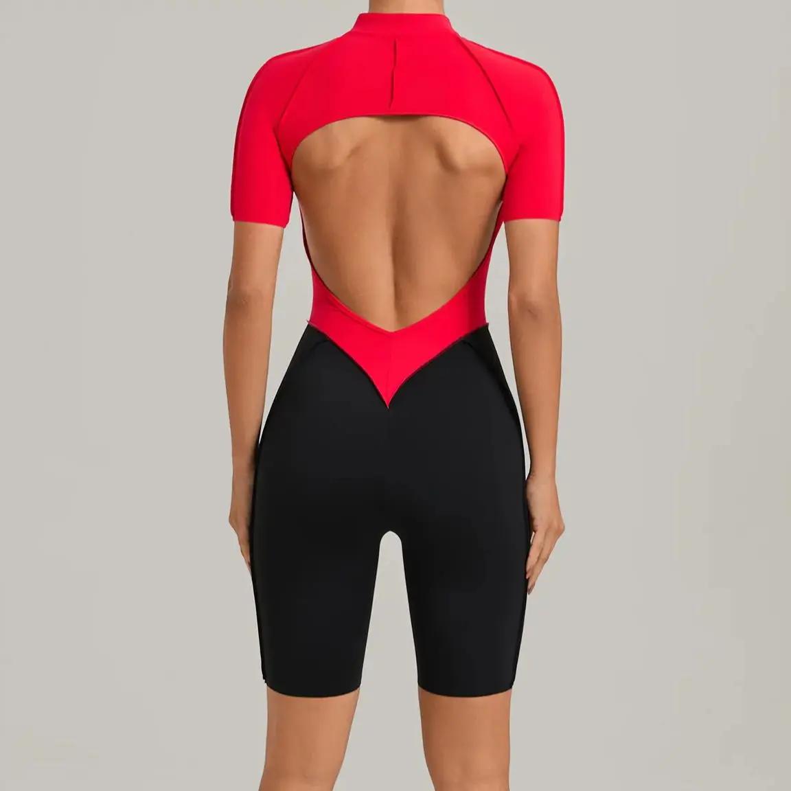 Combinaison courte Ningyu pour femmes, combinaison une pièce, ensemble de yoga, vêtements de sport p