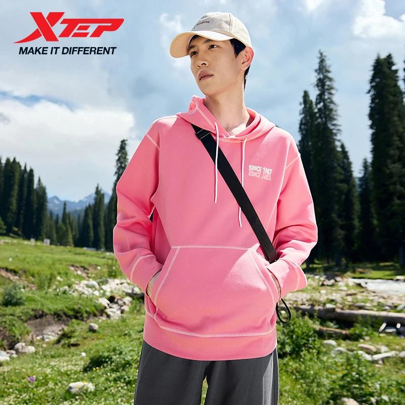 Sweat à capuche Xtep unisexe - Confort doux pour loisirs et sport extérieur automne