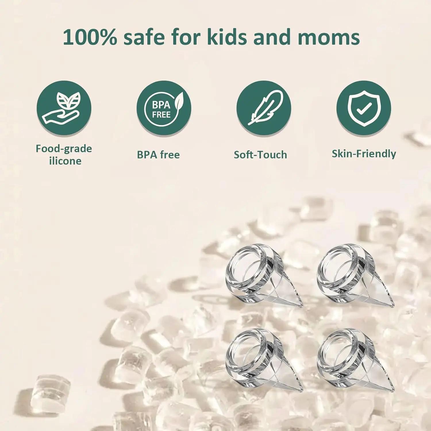 Accessoires de tire-lait, Valve à bec de canard, adapté au tire-lait portable MOMMED S18/S21, paquet