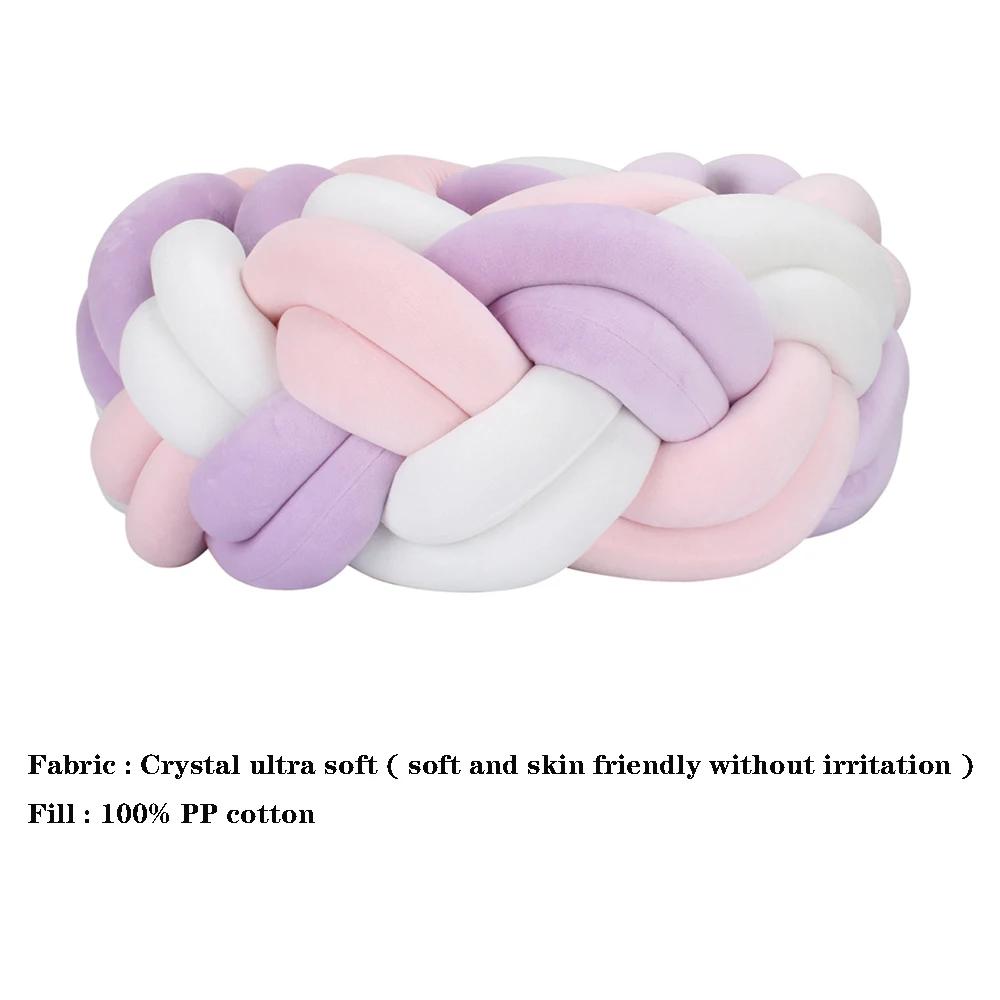 Pare-chocs de lit de bébé pour enfants, tresse de coussin, protecteur de décoration de lit CPull, no