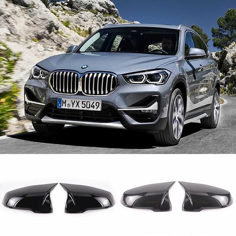Couvercle de miroir en Fiber de carbone noir, 2 pièces, pour BMW X1 F48 X2 F39 Z4 G29 2 GT F45 F46 1
