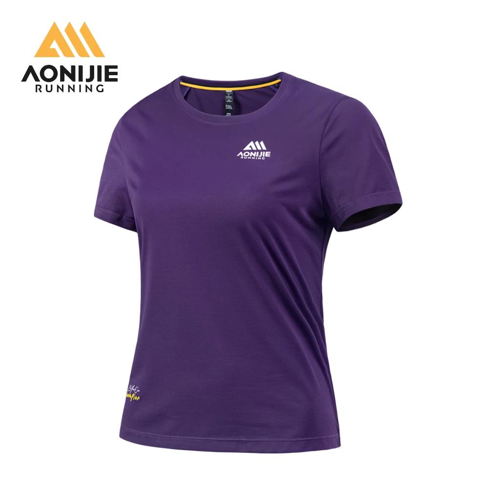 AONIJIE FW6231 femmes séchage rapide sport T-shirt sport en plein air respirant course Fitness sécha