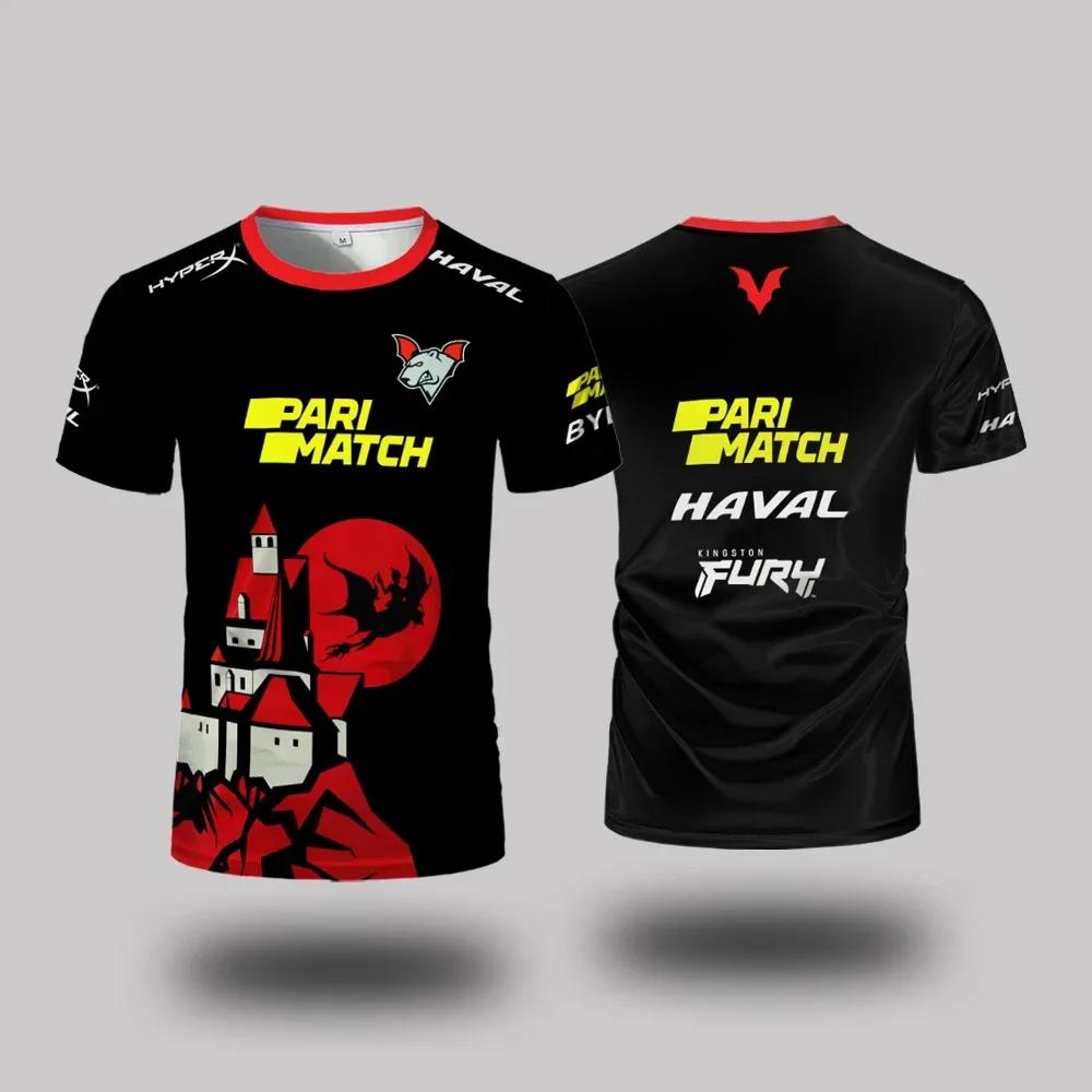 Uniformes du club d'e-sport Virtus.Pro, t-shirt respirant pour hommes et femmes, vêtements d'été déc