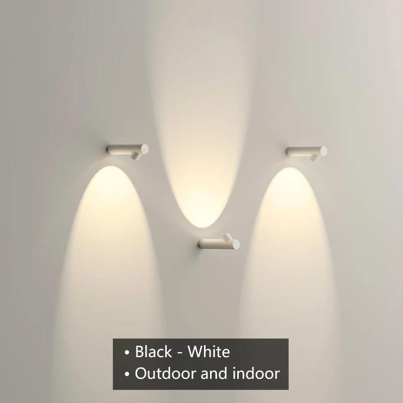 6W COB étanche AC85-265V monté en Surface mur LED lumière moderne nordique Luminaire intérieur appli