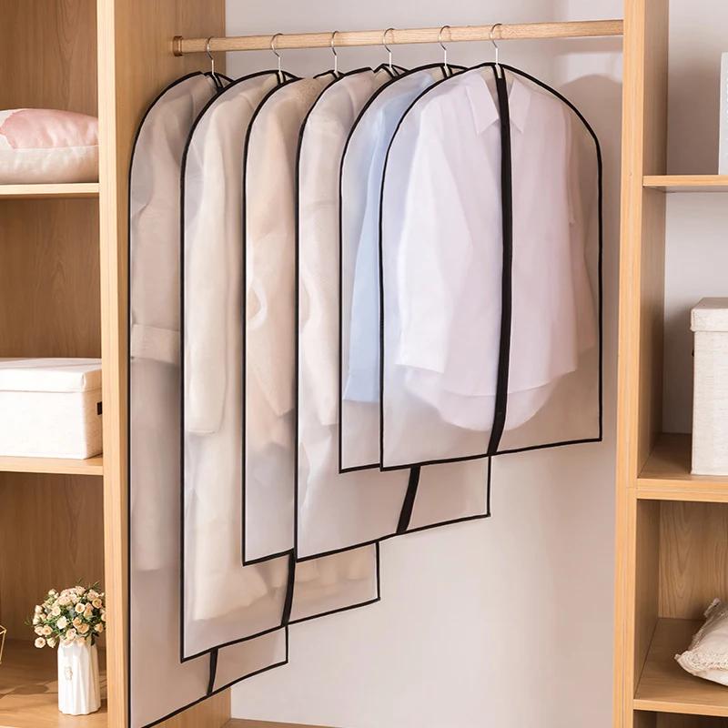 Sac de protection de vêtement anti-poussière, housse de vêtements entièrement fermée avec fermeture 