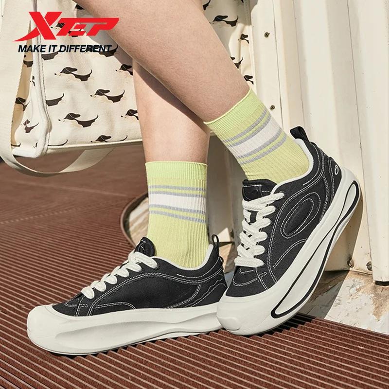 Xtep Starfall-Chaussures de Skateboard Confortables et Légères pour Femme, Style ChimStreet Décontra