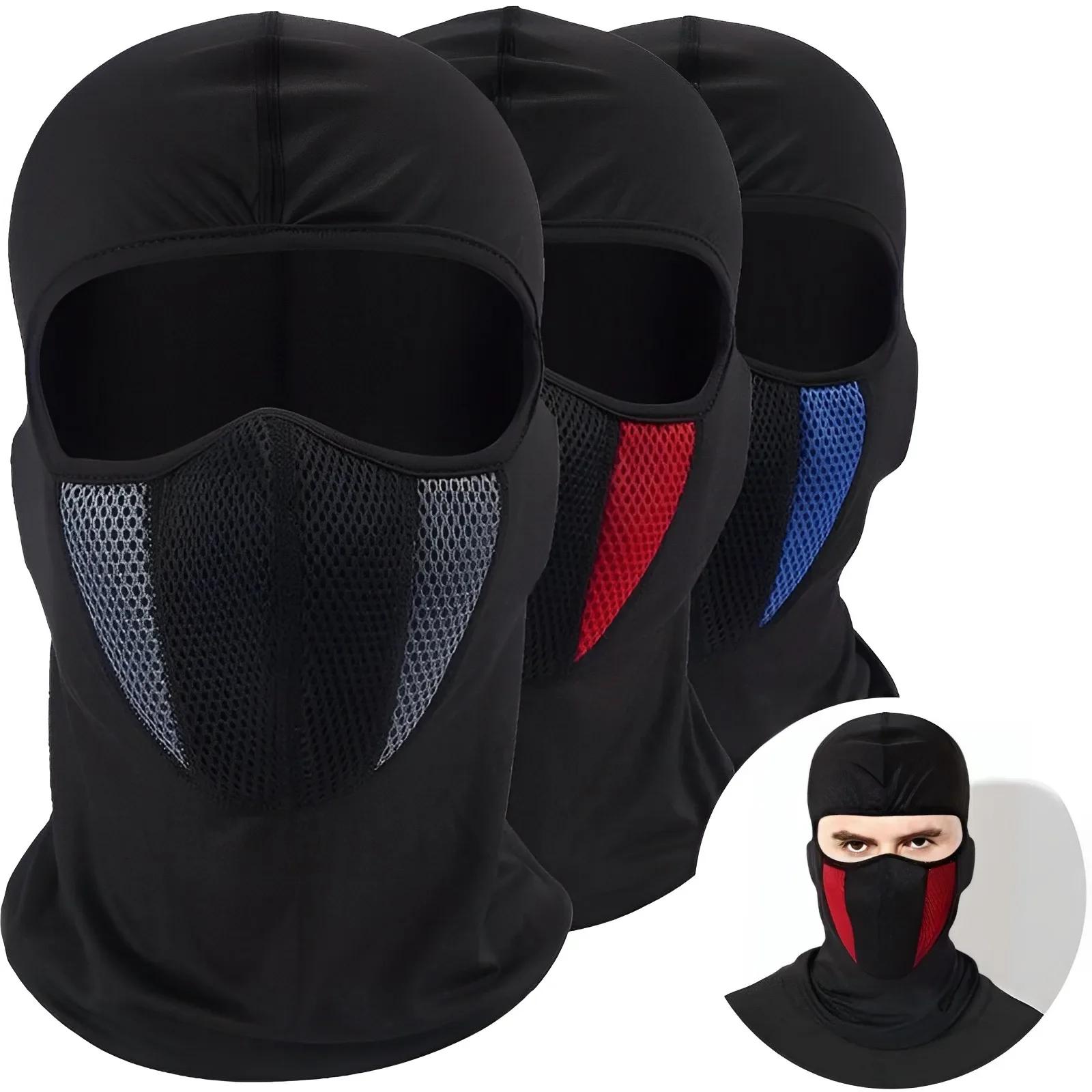 Cagoule respirante pour Moto, masques complets, casquette Skullies, chapeau de Motocross, casque de 