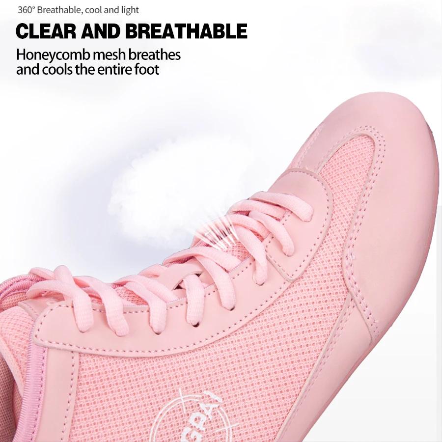 Chaussures de boxe montantes pour hommes et enfants, entraînement au combat Sanda, chaussures Worces