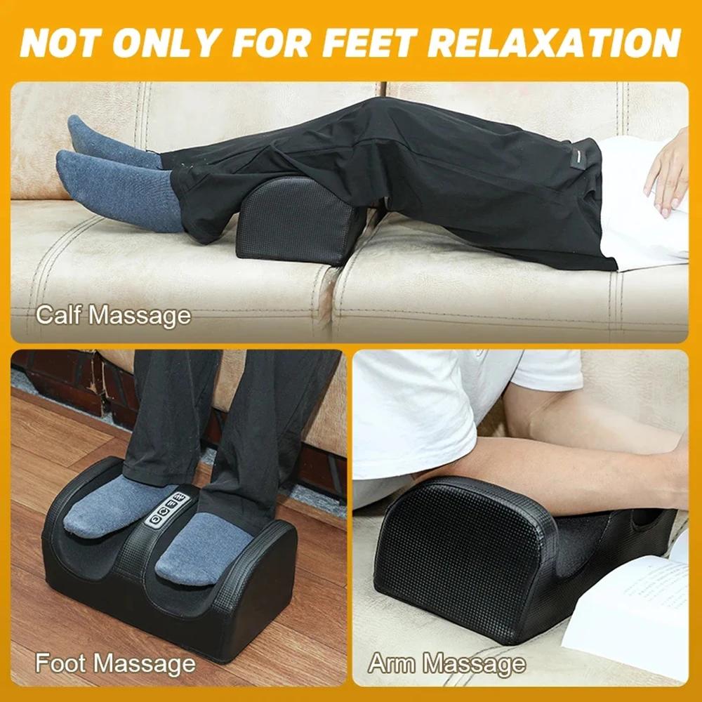 Masseur de pieds électrique Shiatsu pétrissage des tissus profonds détendre rouleau chauffant soulag
