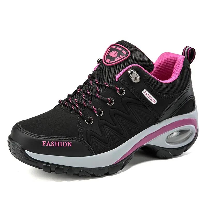 Femmes chaussures de sport plate-forme baskets mode randonnée en plein air chaussures décontractées 