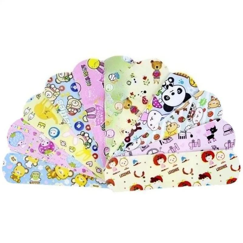 100 pcs/pack Kawaii pansement étanche Curitas dessin animé plaie plâtre pour enfants peau pansement 