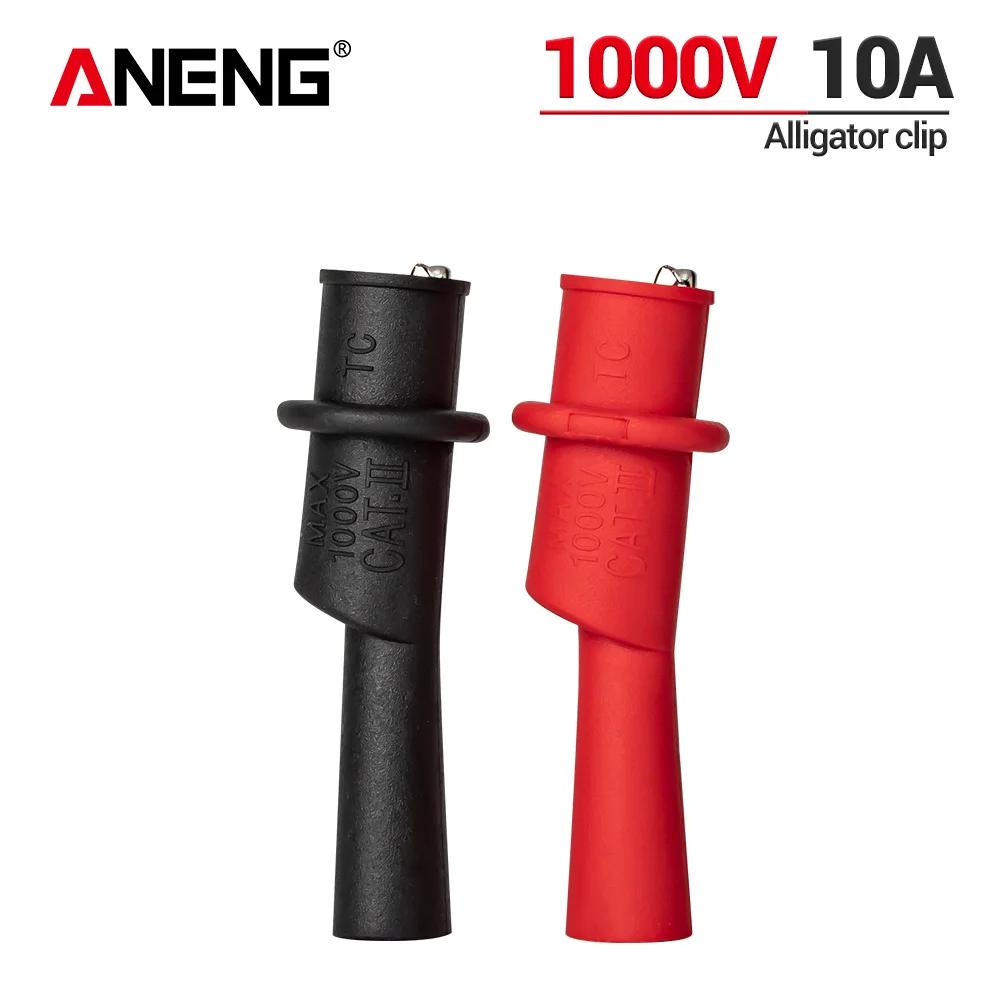ANENG 1 paire pince de Test Crocodile pince pour multimètre testeur sonde Crocodile pince électrique