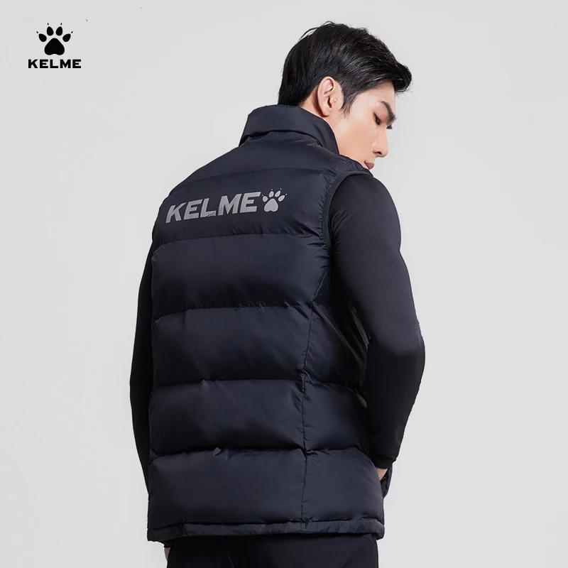 Veste coupe-vent imperméable homme KELME - Manteau sport hiver léger training extérieur col montant
