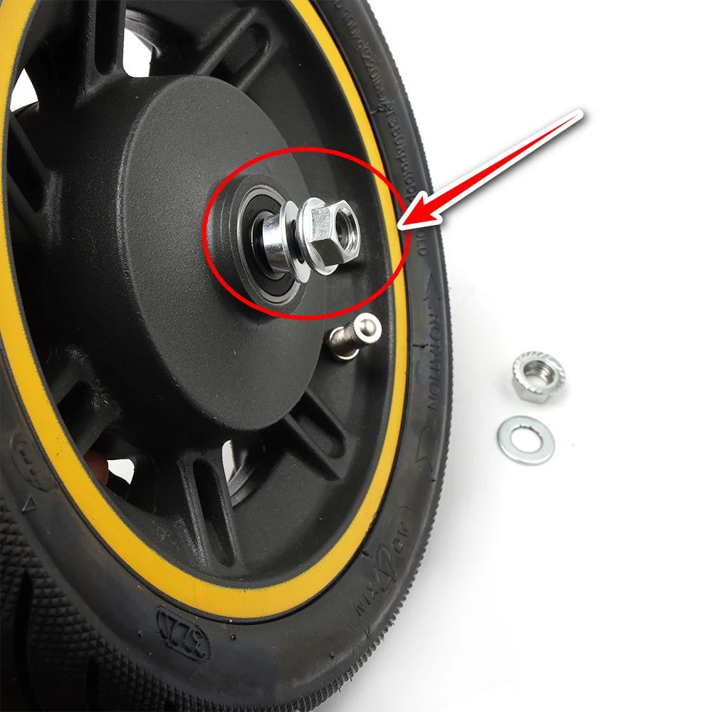 Vis de roue avant pour Scooter électrique Ninebot Max G30 G30D, joints d'écrous, roulement, anneau e