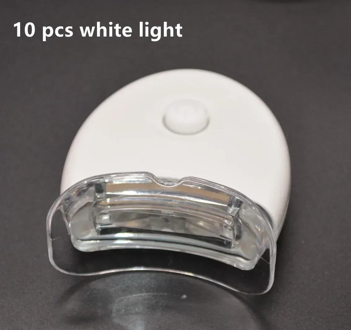 Kit de Blanchiment des Dents à Usage Domestique avec Lumière LED, Soins d'Hygiène Buccale, Brosse à 