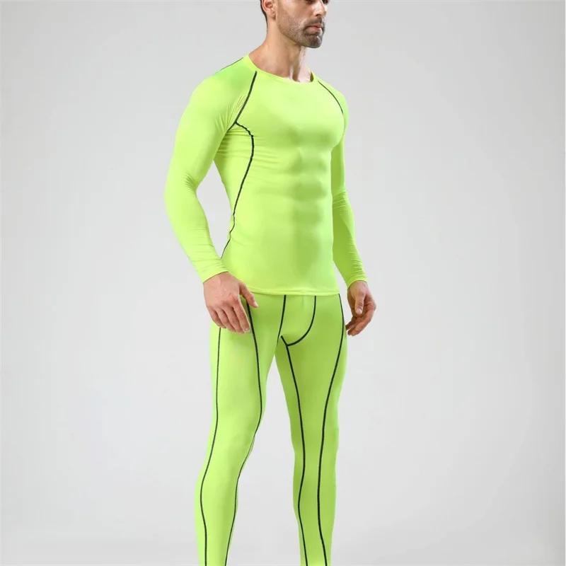 Legging serré de compression à séchage rapide pour homme, pantalon de jogging, bas d'entraînement, d