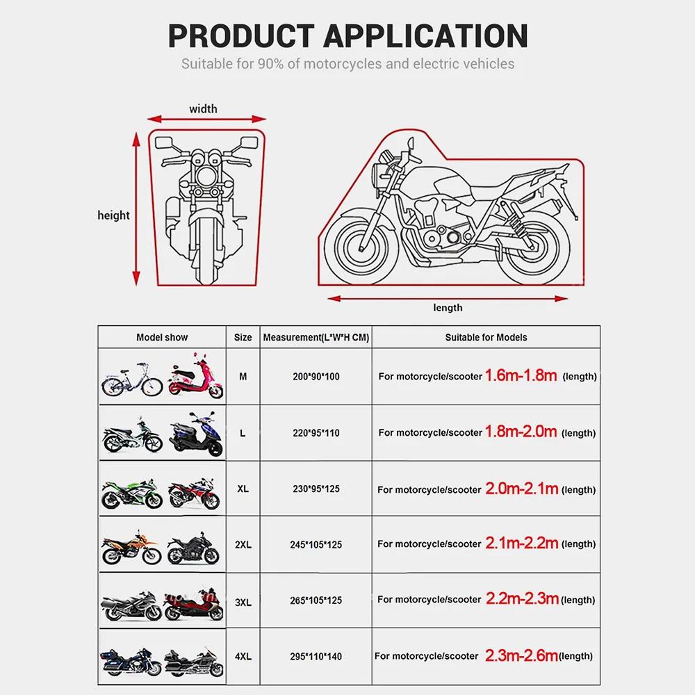 Housse de protection imperméable pour accessoires de Moto, housse de protection contre la pluie en p