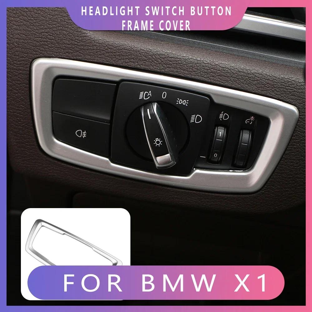 Cadre de bouton de commutateur d'éclairage de sauna de voiture, garniture de couverture pour BMW bro