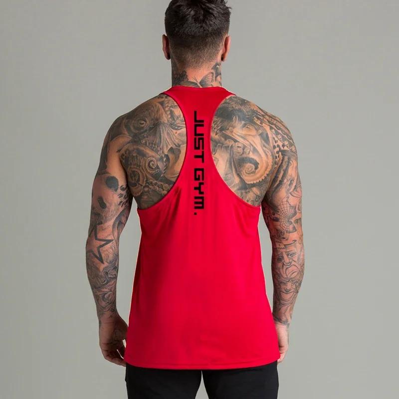 T-shirt de sport en coton pour homme, haut de musculation, respirant, rayé, levage, basket-ball, pré