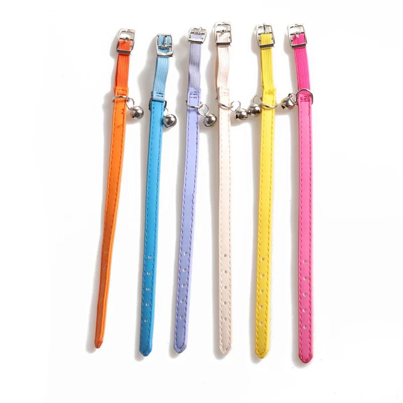 Collier de chat mignon couleur Macaron, collier de chat en sangle élastique, petit collier réglable 