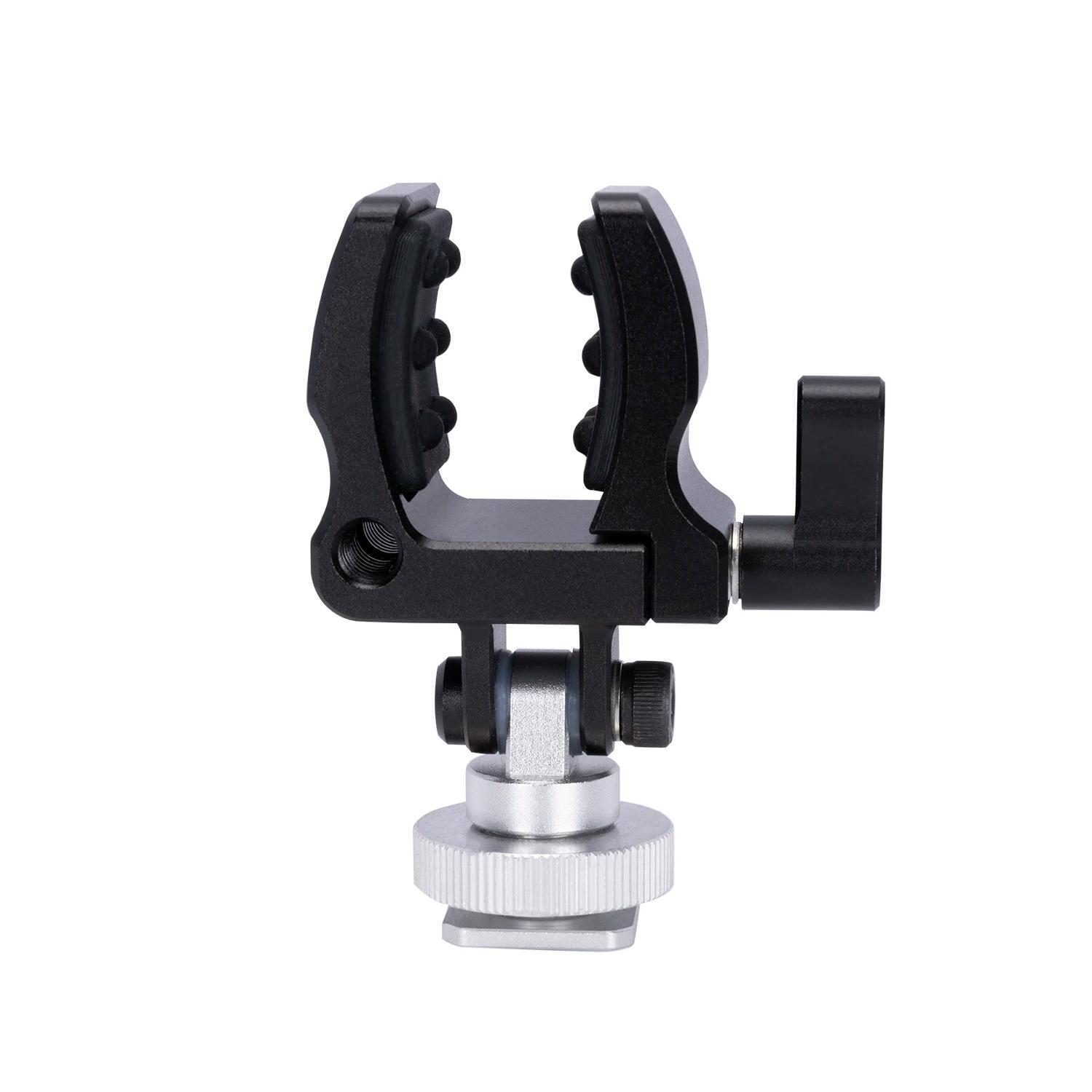 Niceyrig-Pince de support de microphone pour fusil de chasse avec adaptateur de sabot froid, 18 - 35