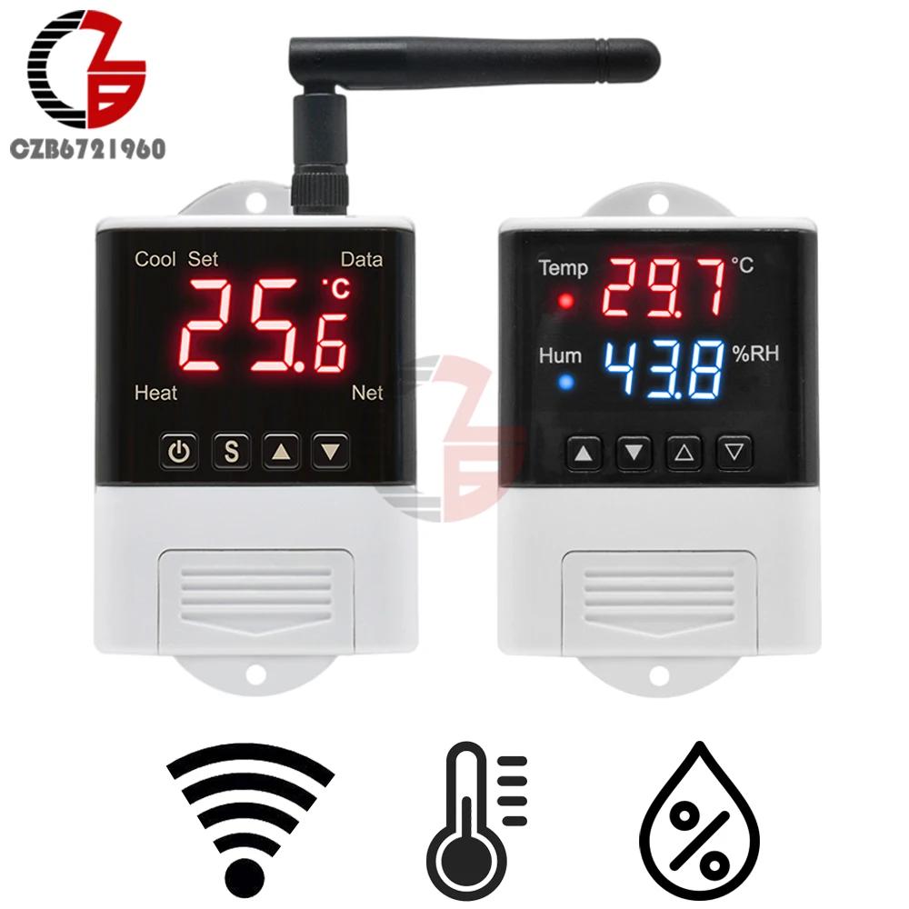Thermostat Wifi, hygrostat numérique 12V 110V 220V, régulateur de température et d'humidité, incubat