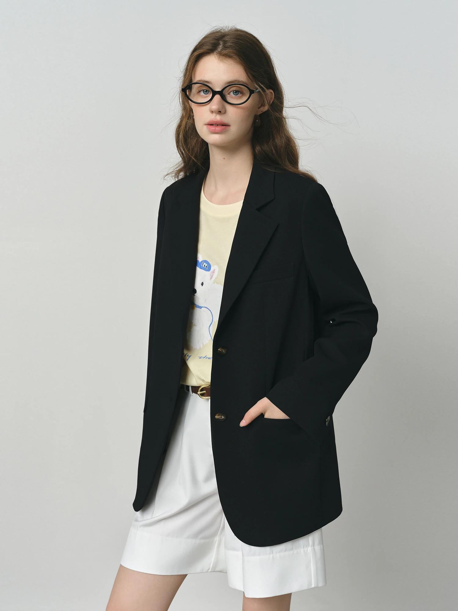 FSLE polyvalent Style élégant Blazer veste pour femmes 2025 nouveauté Design Unique bureau haut ampl