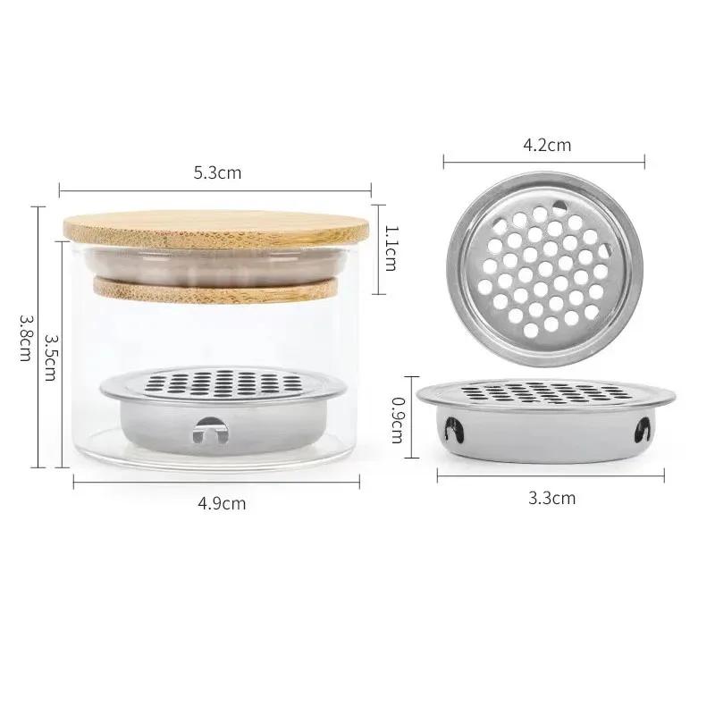 Gobelet à stylo de lavage pour ongles avec couvercle et filtre à mailles, outil de lavage de brosses