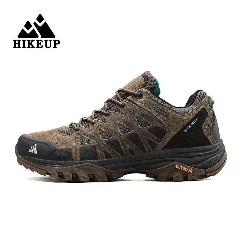 Chaussures de randonnée plein air homme HIKEUP - Bottes trekking baskets camping résistantes usure montagne