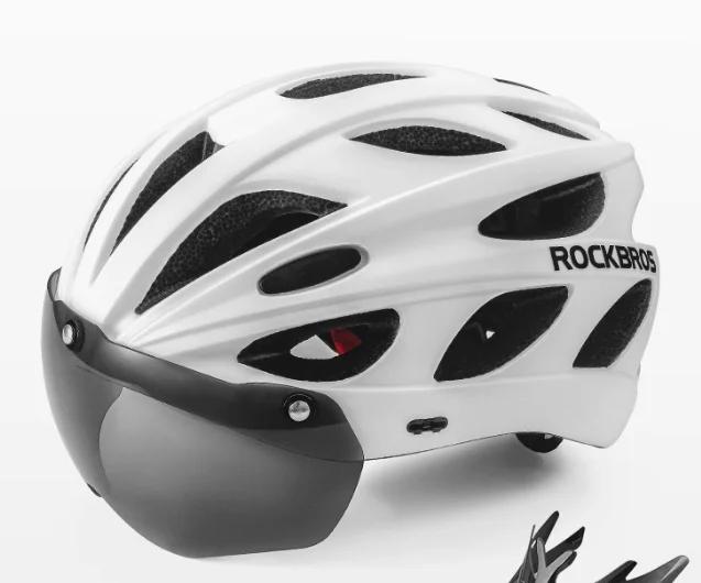 Casque de vélo surdimensionné unisexe, visière de vélo de route élargie, sécurité respirante